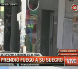 Hombre prendió fuego a su suegro (Canal 26)