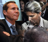 Alberto Nisman y Susana Arroyo Salgado