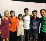 Graciela Borges y el elenco de El Principio de Arquímedes
