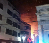 Incendio en Microcentro