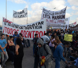 Conflicto Lear - Cortes en Puente Pueyrredon (DyN)