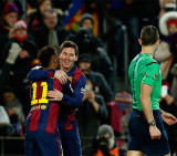 Gol de Messi en Barcelona (Reuters)