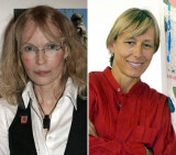 Farrow y Martina Navratilova