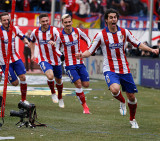 Festejo del Atlético de Madrid (Reuters)