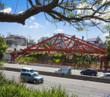 Instalación puente en la General Paz