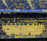 Conflicto en hinchada de Boca (DYN)