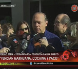Desbarataron peligrosa banda narco - Sergio Berni (Canal 26)