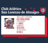 Socia de San Lorenzo - Azul Grana