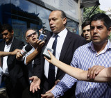 Sergio Berni llegó a Tribunales (DyN)