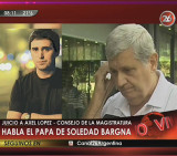 Juicio a Axel López - Papa de Soledad Bargna (Canal 26)