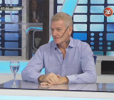 Francisco de Narváez estuvo junto a Chiche Gelblung (Canal 26)