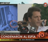 Condenaron al espía que robo en la casa de Massa (Canal 26)