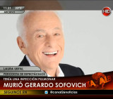 Muerte de Sofovich - Laura Ubfal - Canal 26 