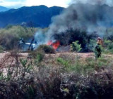 Accidente de helicópteros en La Rioja (Twitter)