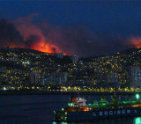 Incendio forestal en Valparaíso y Viña del Mar (Reuters)