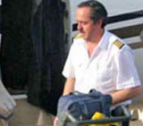 Luis Pivida, piloto avión caído en Uruguay
