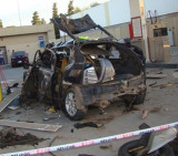 Explosión auto GNC (tiempodetortuguitas.com.ar)