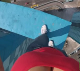 Una mujer hace equilibrio en rascacielos (Youtube)