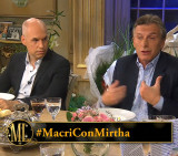 Rodríguez Larreta y Macri con Mirtha Legrand 