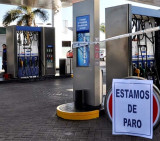 Paro de estaciones de servicio