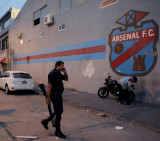Incidentes en el partido Arsenal vs. Aldosivi (NA)