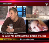 Madre de Melina Romero en Canal 26
