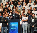 Acto de Máximo Kirchner