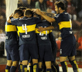 Festejo de Boca (DYN)