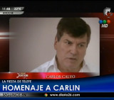 Homenaje a Carlos Calvo en fiesta de TELEFE