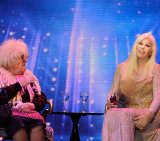 Susana y la Abuela en fiesta de TELEFE (Foto TELEFE)
