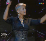 Xuxa en la fiesta de TELEFE 