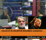 Muerte de Eduardo Galeano - Osvaldo Bayer en Radio Latina