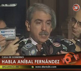 Conferencia de Aníbal Fernández