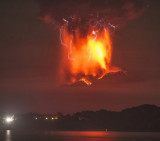 Segunda erupción del Calbuco (Twitter)