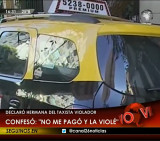 Encuentran taxi de taxista violador