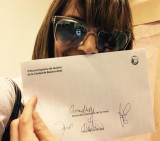 Amalia Granata votó en las PASO (Twitter)