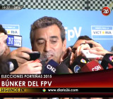 Elecciones porteñas PASO - Bunker del FPV - Florencio Randazzo