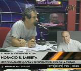 Horacio Larreta con habló con Ari Paluch (Telemax)