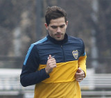 Gago entrenando