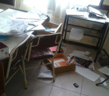 Robo y vandalismo en escuela