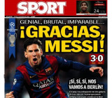 Messi en la prensa mundial