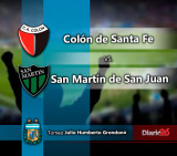 Torneo Julio Grondona - Colón vs. San Martín de San Juan