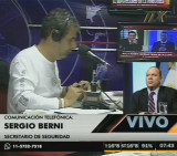 Sergio Berni habló con Ari Paluch (Telemax)