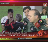 Libertadores 2015 - Incidentes en Boca vs. River - Sergio Berni (Canal 26)