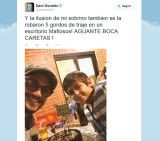 Twitter de Daniel Osvaldo 
