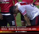 Incidentes en Boca - Pedro Hansing - Médico de River - Canal 26