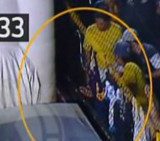 Momento exacto en el que tiran gas pimienta (Fox Sports)