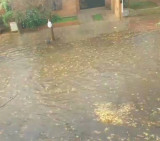 Calles inundadas en Chacabuco