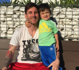 Messi papá full time