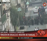 Tensión por el desalojo en San Telmo (Canal 26)